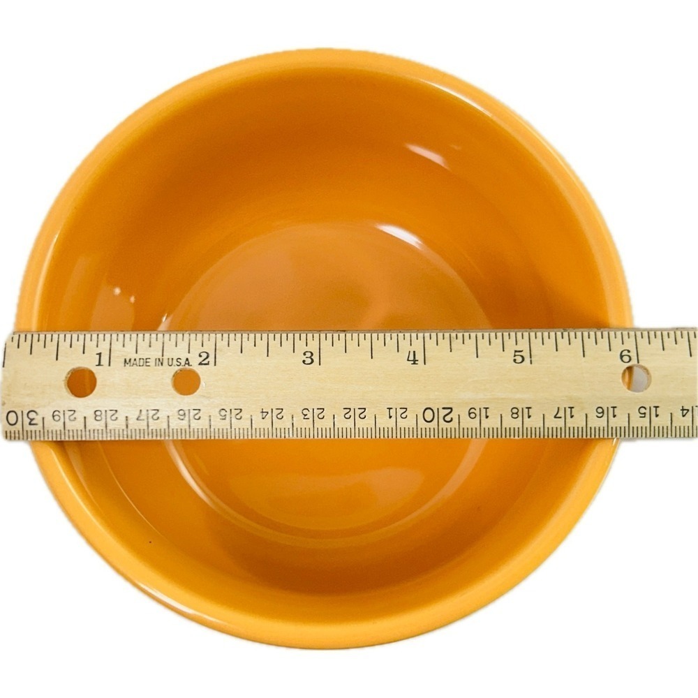 Fiesta GUSTO BOWL 6" Tangerine 28 oz Chili Soup Retired - Picture 8 of 9
